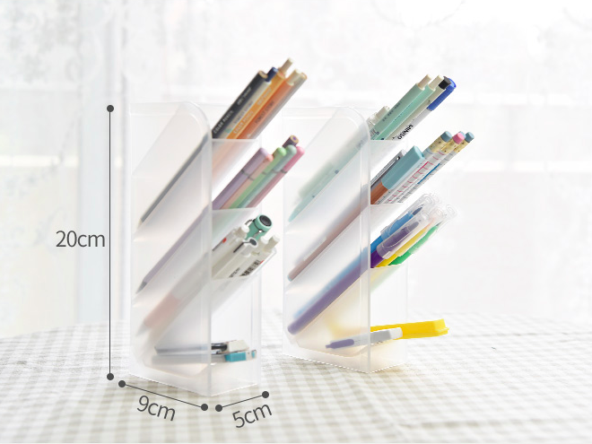 ST-511 Trendy Transparent Stationery Storage Box 