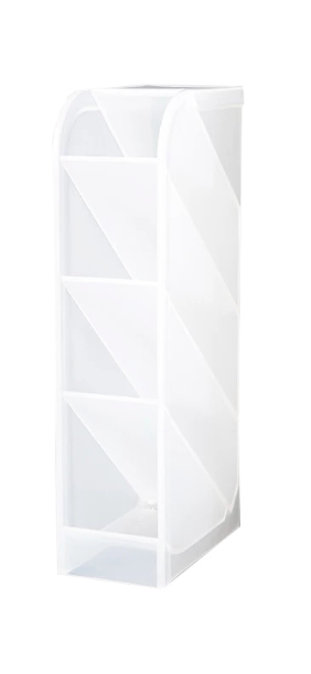ST-511 Trendy Transparent Stationery Storage Box 