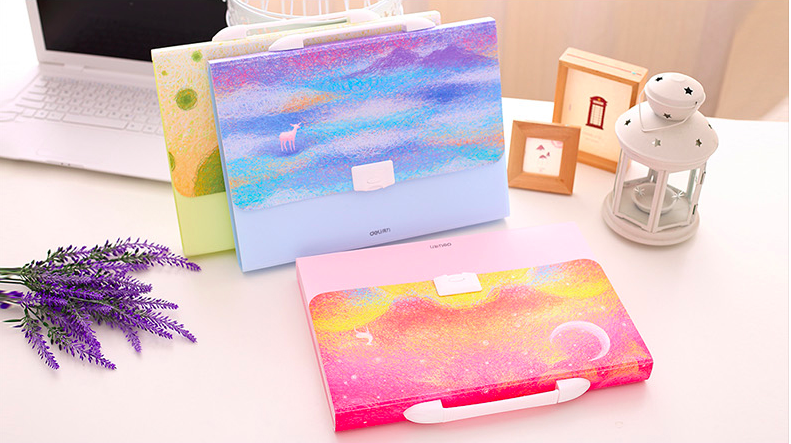 ST-515 Colourful A4 Document File Holder Design C
