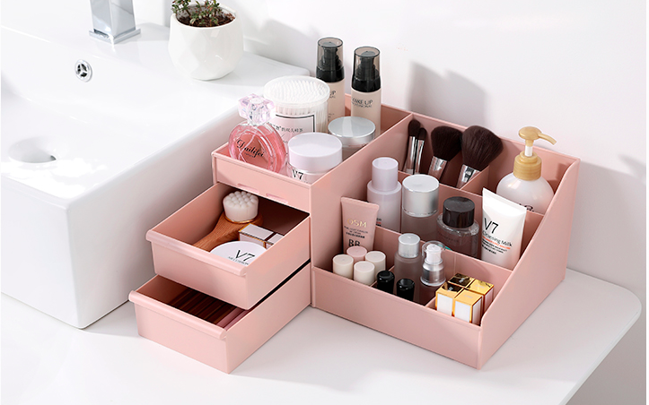 ST-521 Cosmetic Storage Box Pink