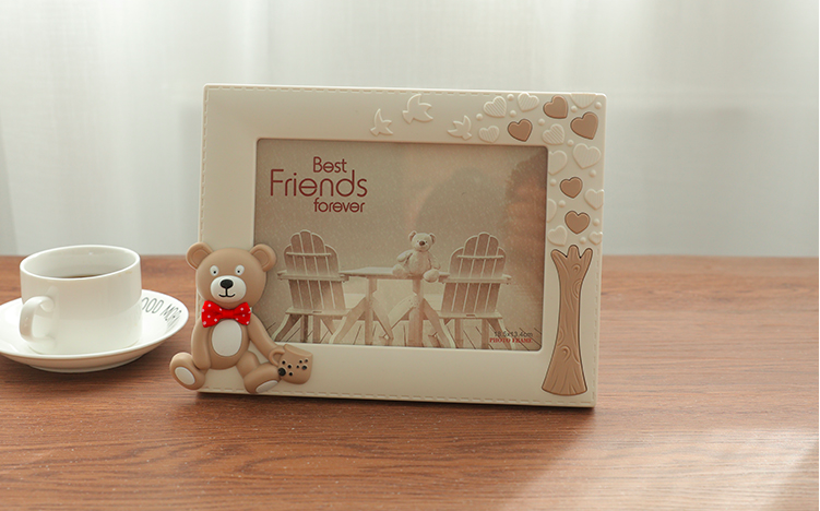 ST-535 Photo Frame Almond