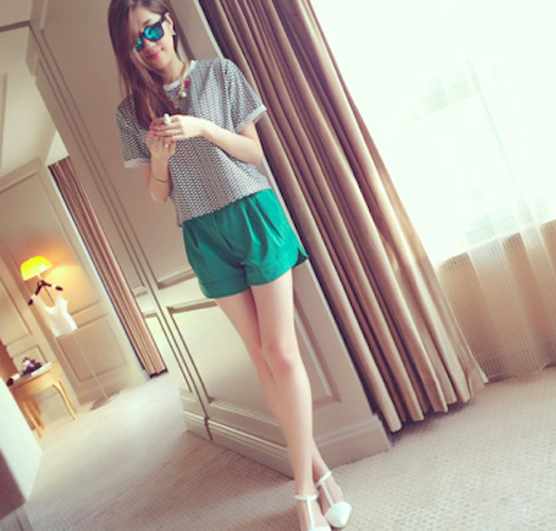 BM71115 Zig Zag Print Top As Picture
