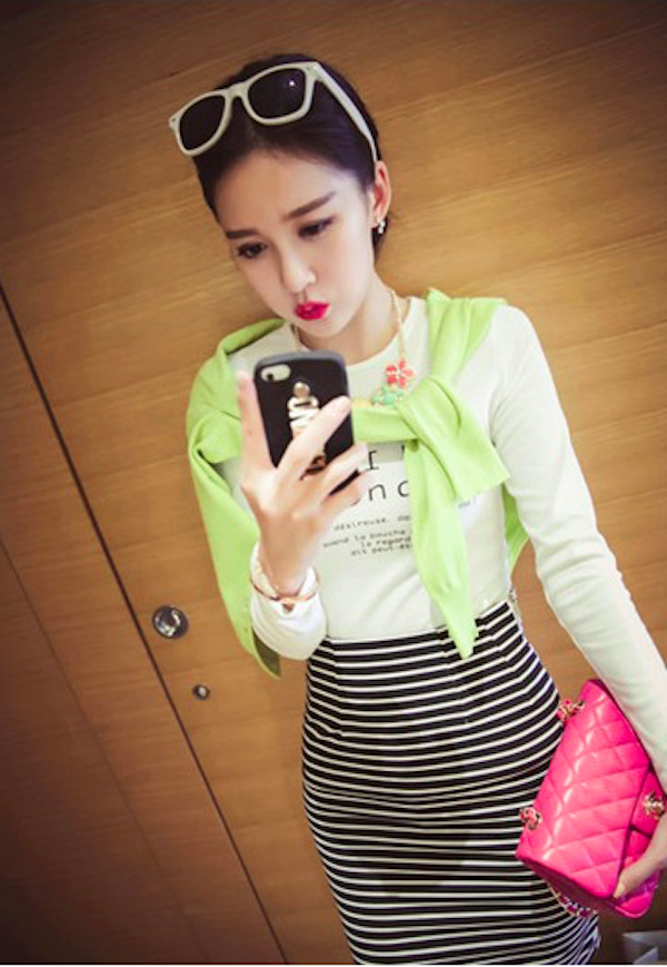 BM71124 Casual Stylish T-Shirt White