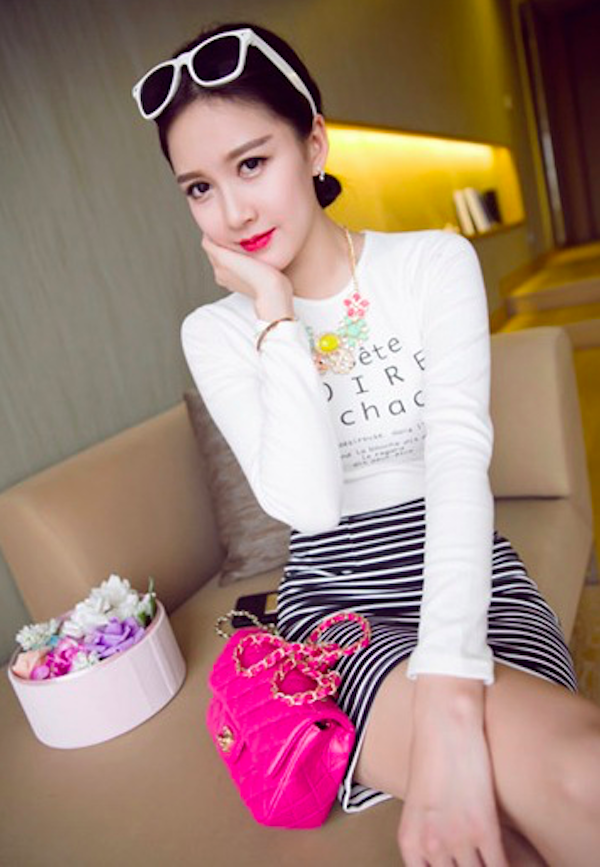 BM71124 Casual Stylish T-Shirt White