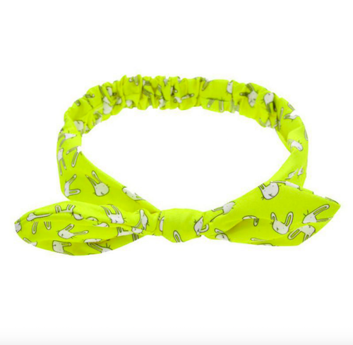 BS905 Cute Baby Bunny Hairband Yellow