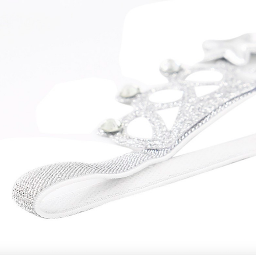BS906 Baby Crown Hairband Silver