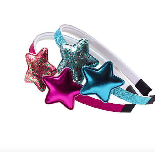 BS907 Baby Hairband Blue Star