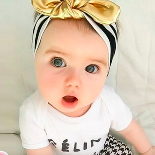 BS908 Turban Knot Baby Hairband As Picture