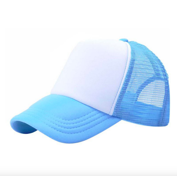 BS911 Baby Baseball Cap Light Blue White