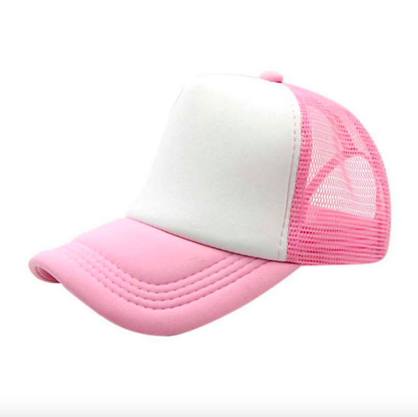 BS911 Baby Baseball Cap Pink White