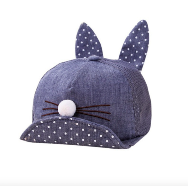 BS917 Baby Cat Ear Cap Dark Blue