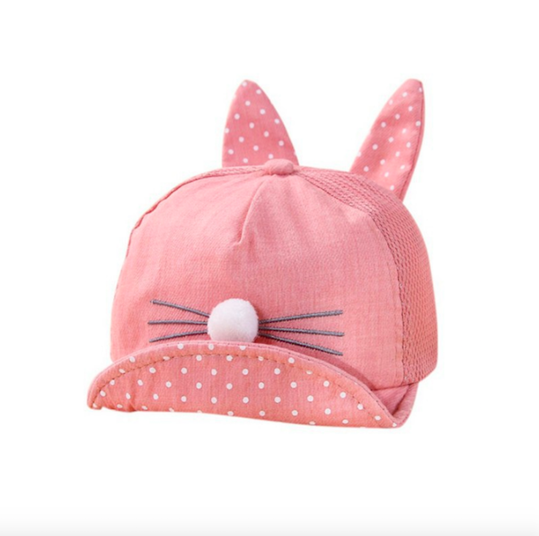 BS917 Baby Cat Ear Cap Pink