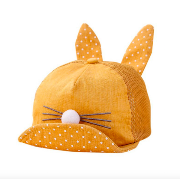 BS917 Baby Cat Ear Cap Yellow