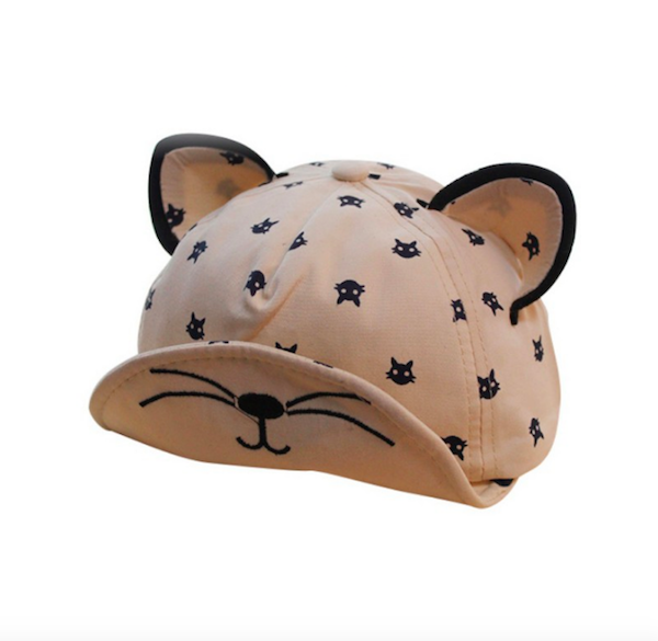 BS918 Cartoon Baby Cap Beige
