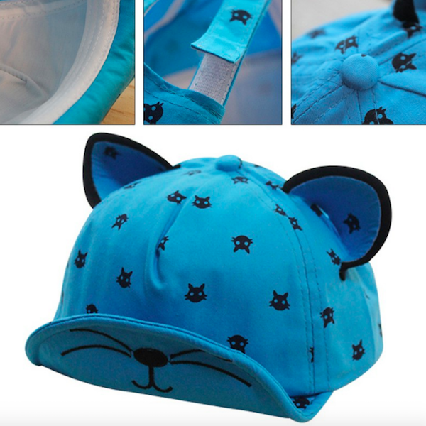 BS918 Cartoon Baby Cap Blue