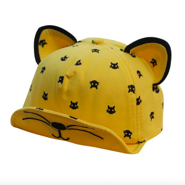 BS918 Cartoon Baby Cap Yellow