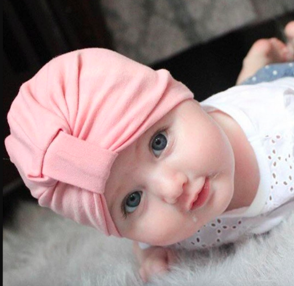 BS919 Cute Bohemian Baby Hat Pink