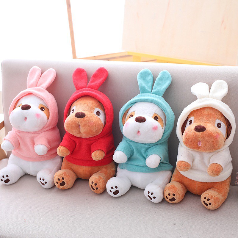HM 850 Cute Dog Teddy Bear Pink