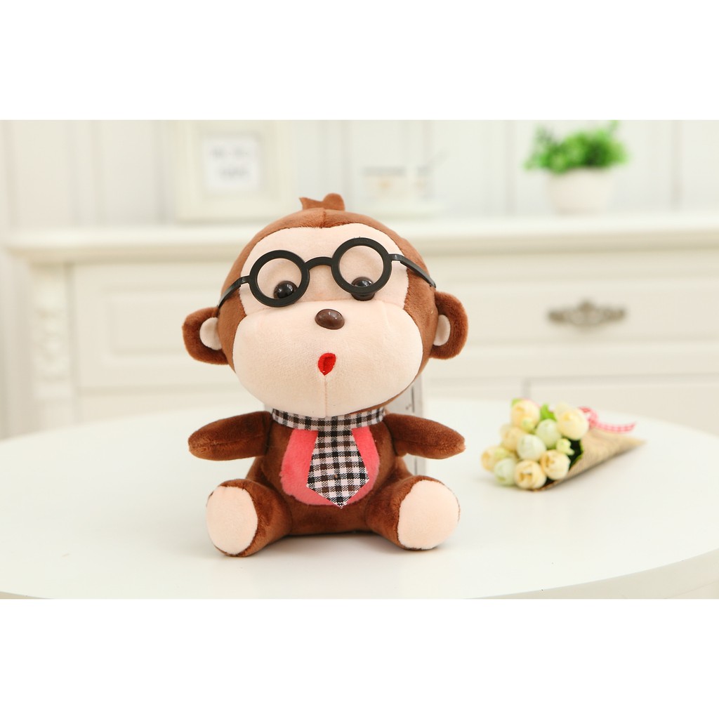 HM 847 Monkey Teddy Bear Brown