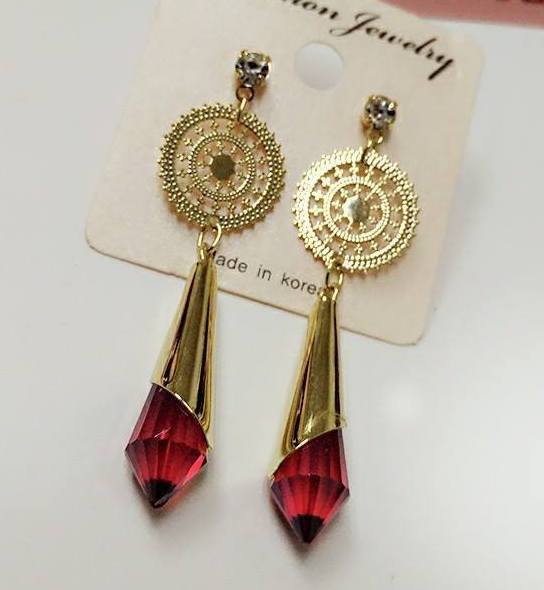 KR-133 Pretty Earring Red