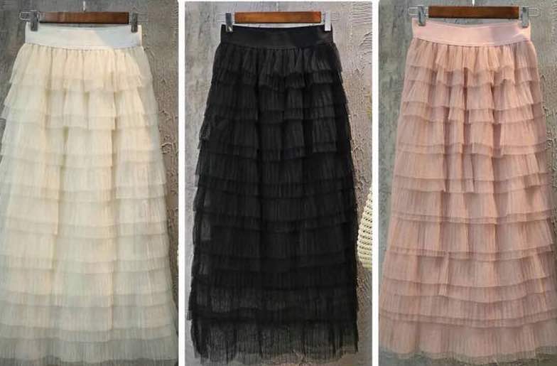 ND0006 Fashion Skirt Cream