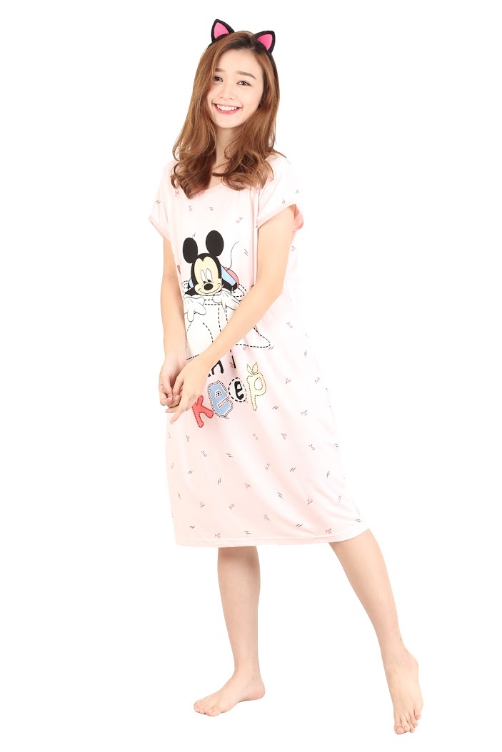 QA-464 Cute Mickey Sleepwear Pink