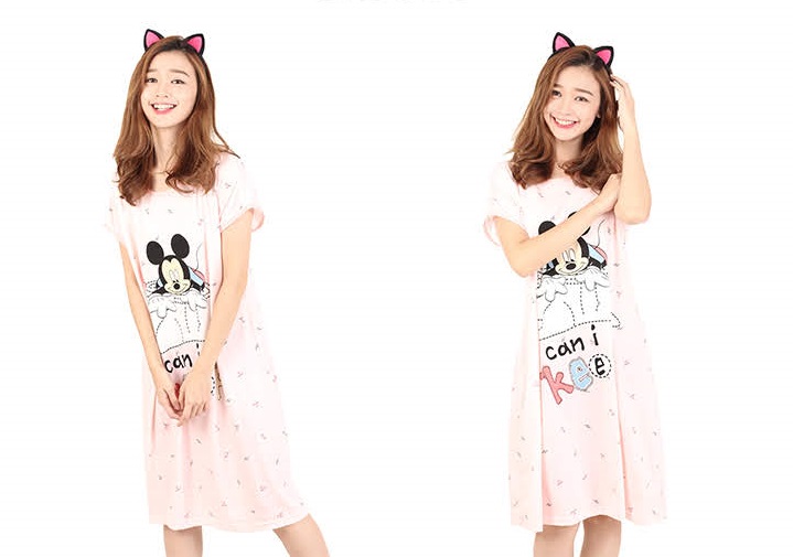 QA-464 Cute Mickey Sleepwear Pink