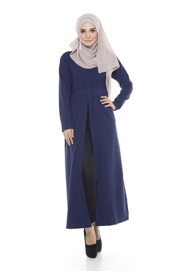 SW5011 Fashion Blouse (Plus Size) Navy