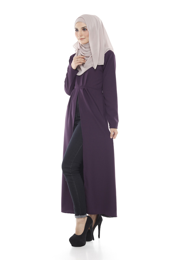 SW5011 Fashion Blouse (Plus Size) Purple