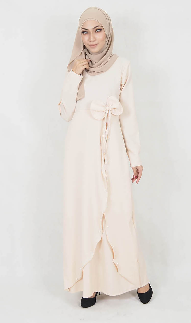 SW5013 Pretty Jubah Cream