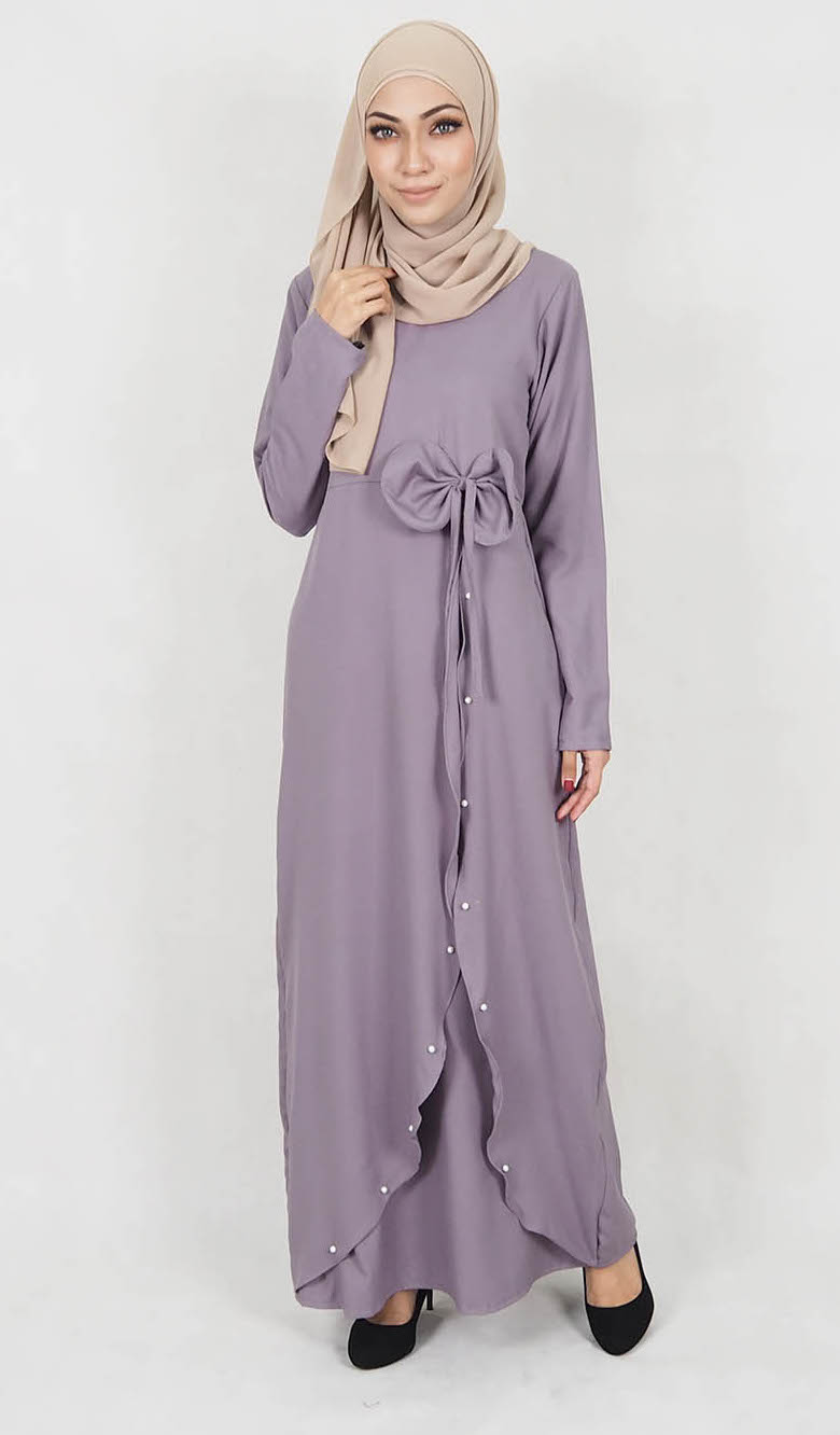 SW5013 Pretty Jubah Grey