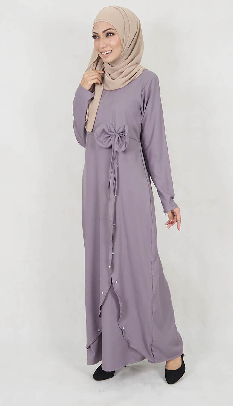 SW5013 Pretty Jubah Grey