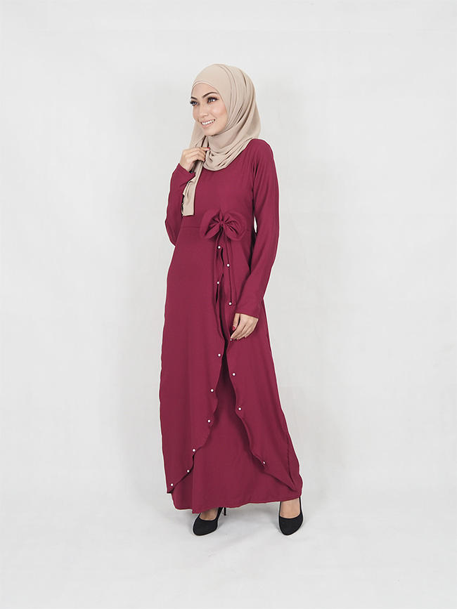 SW5013 Pretty Jubah Maroon
