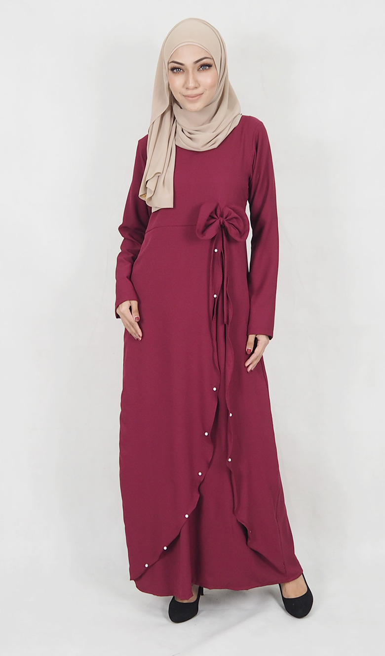 SW5013 Pretty Jubah Maroon