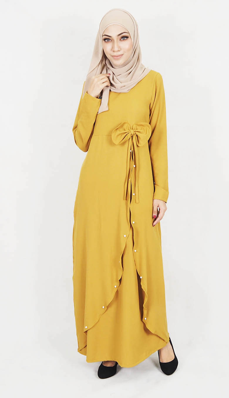 SW5013 Pretty Jubah Mustard