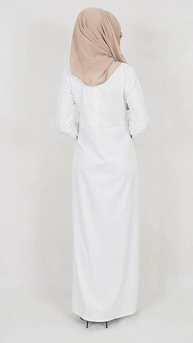 SW5013 Pretty Jubah White