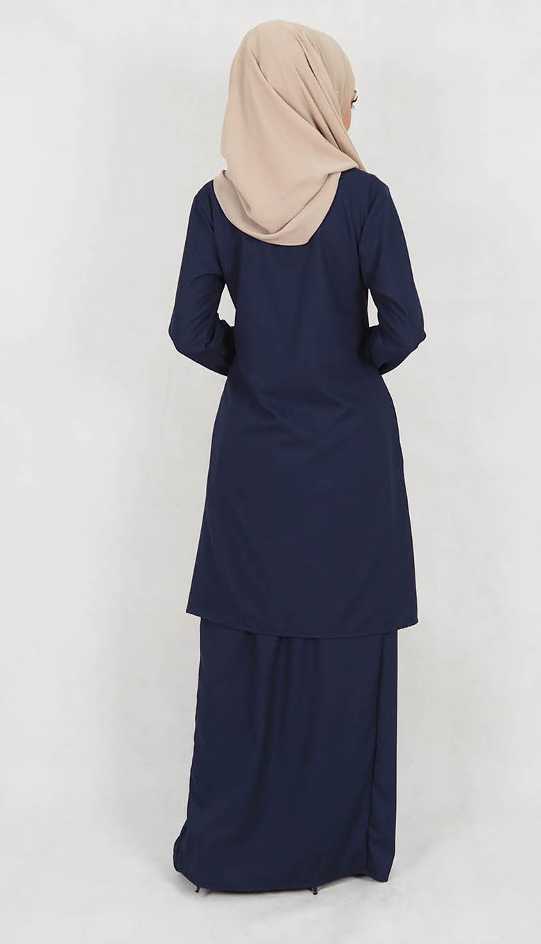 SW5014 Baju Kurung (Plus Size) Navy
