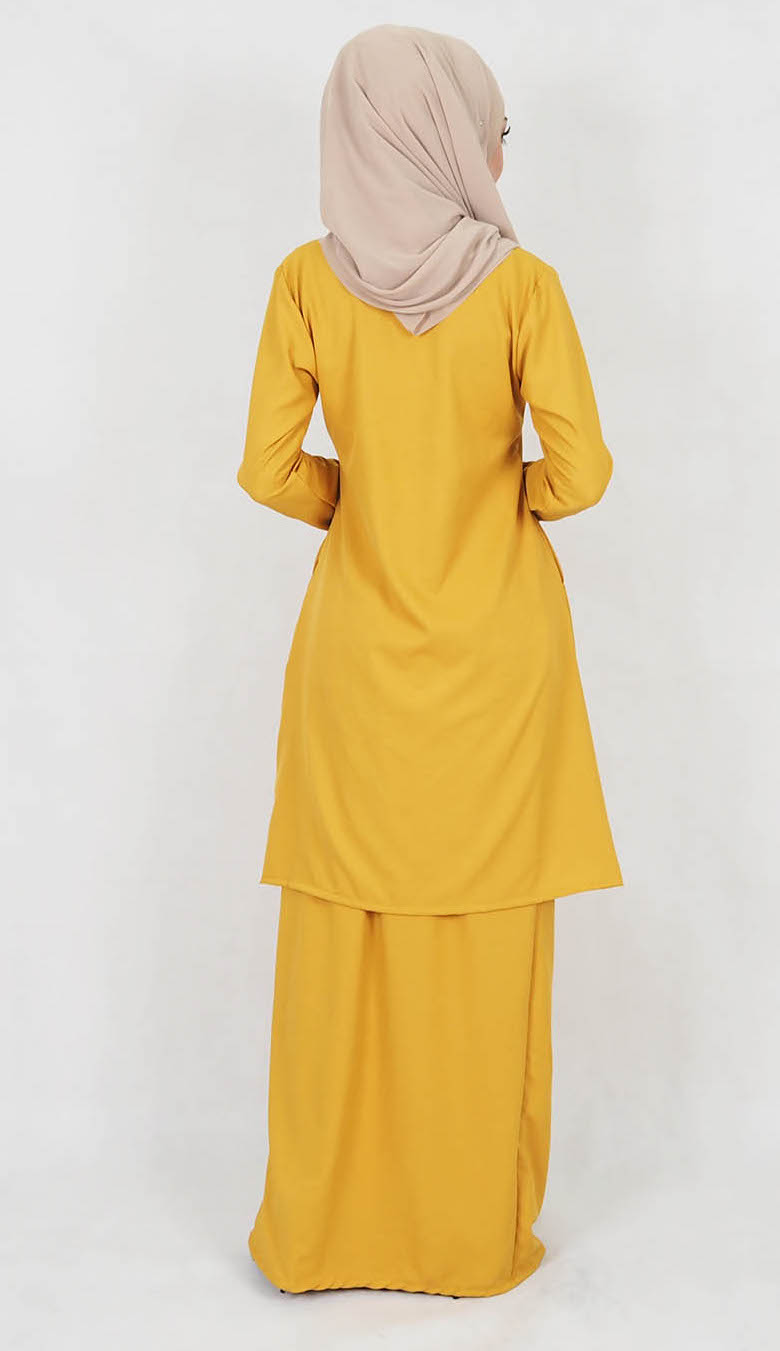 SW5015 Baju Kurung (Plus Size) Mustard