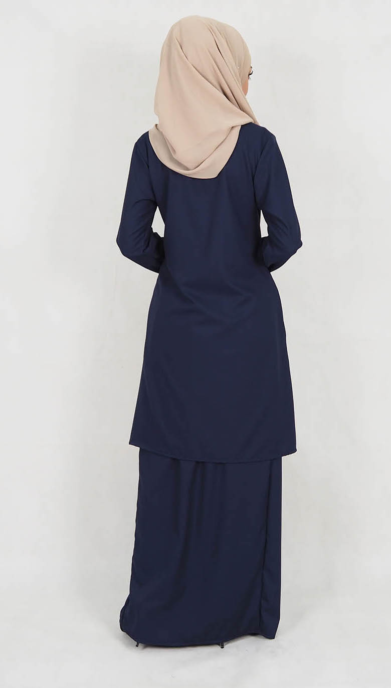 SW5015 Baju Kurung (Plus Size) Navy