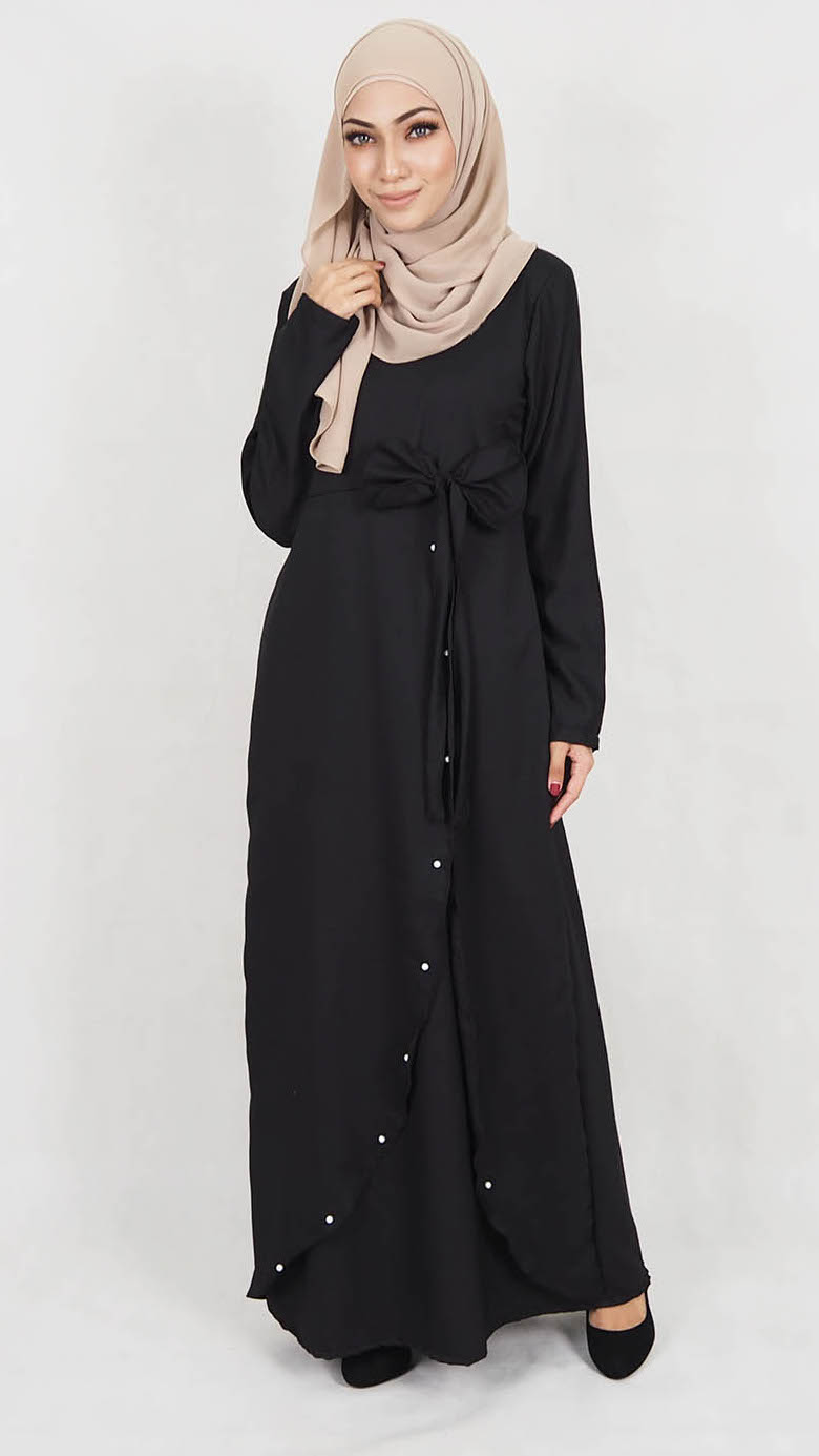 SW5016 Jubah (Plus Size) Black