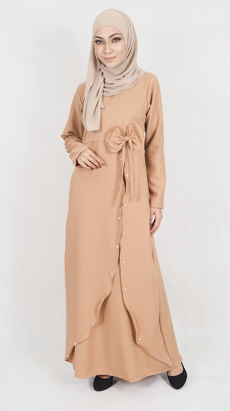 SW5016 Jubah (Plus Size) Dark Brown