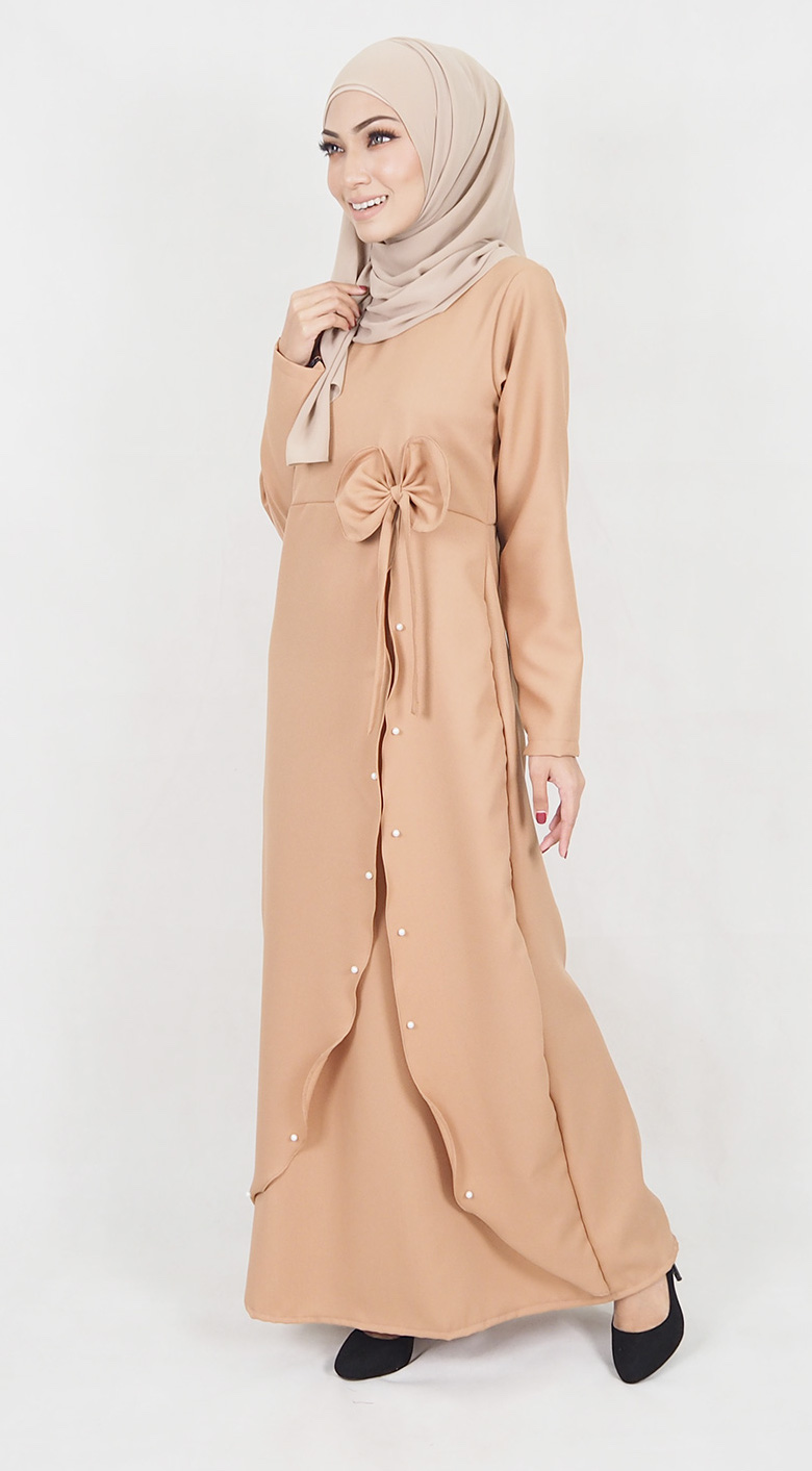 SW5016 Jubah (Plus Size) Dark Brown