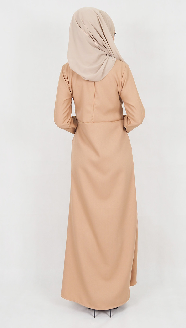 SW5016 Jubah (Plus Size) Dark Brown