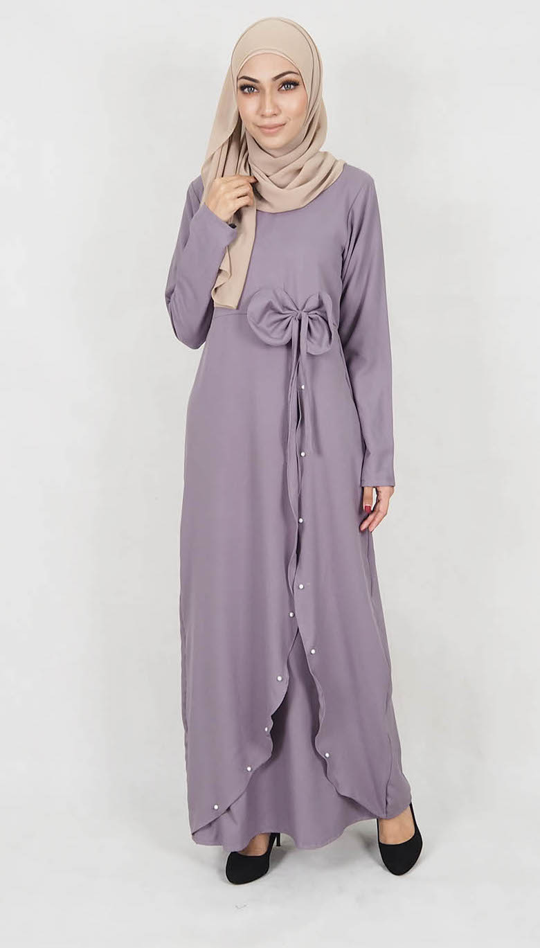 SW5016 Jubah (Plus Size) Grey