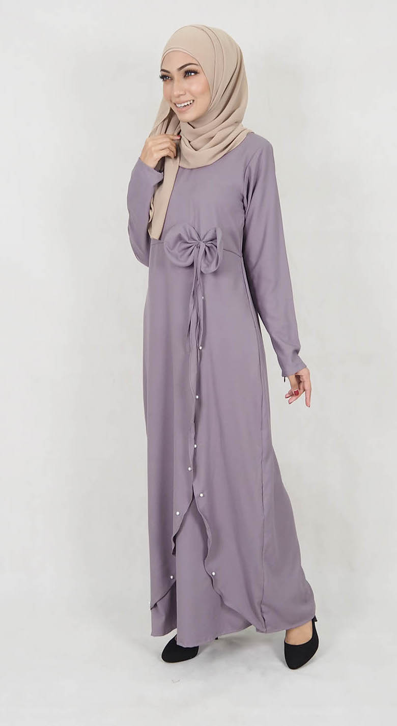 SW5016 Jubah (Plus Size) Grey
