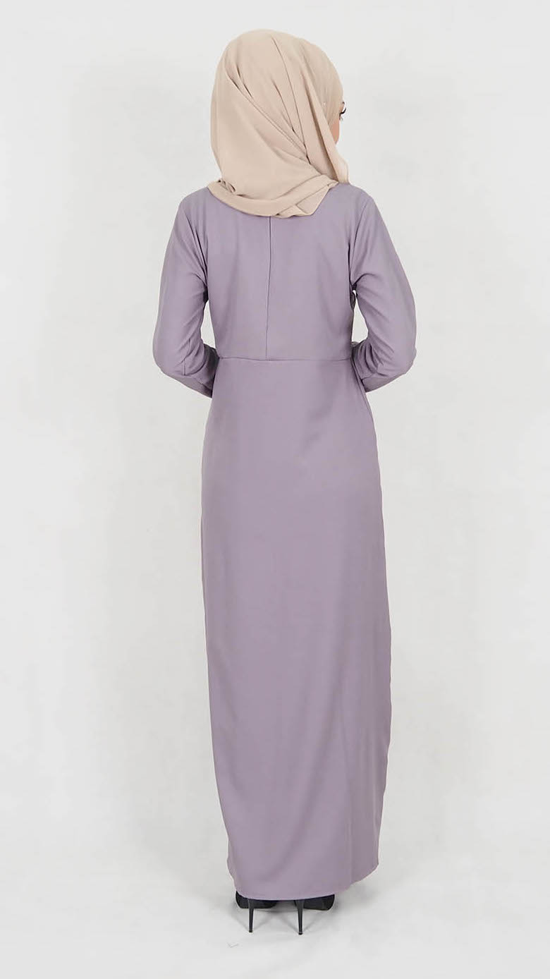SW5016 Jubah (Plus Size) Grey