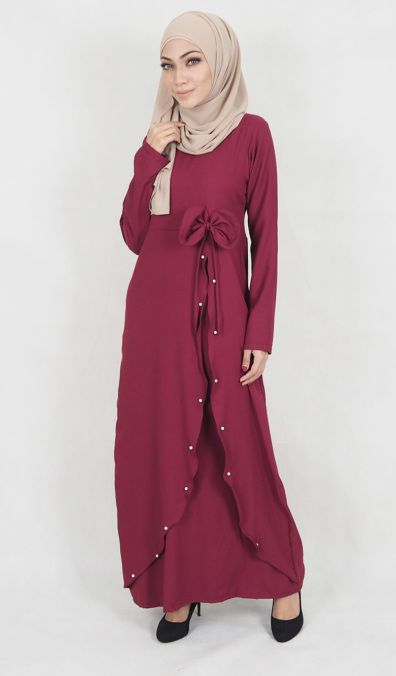 SW5016 Jubah (Plus Size) Maroon