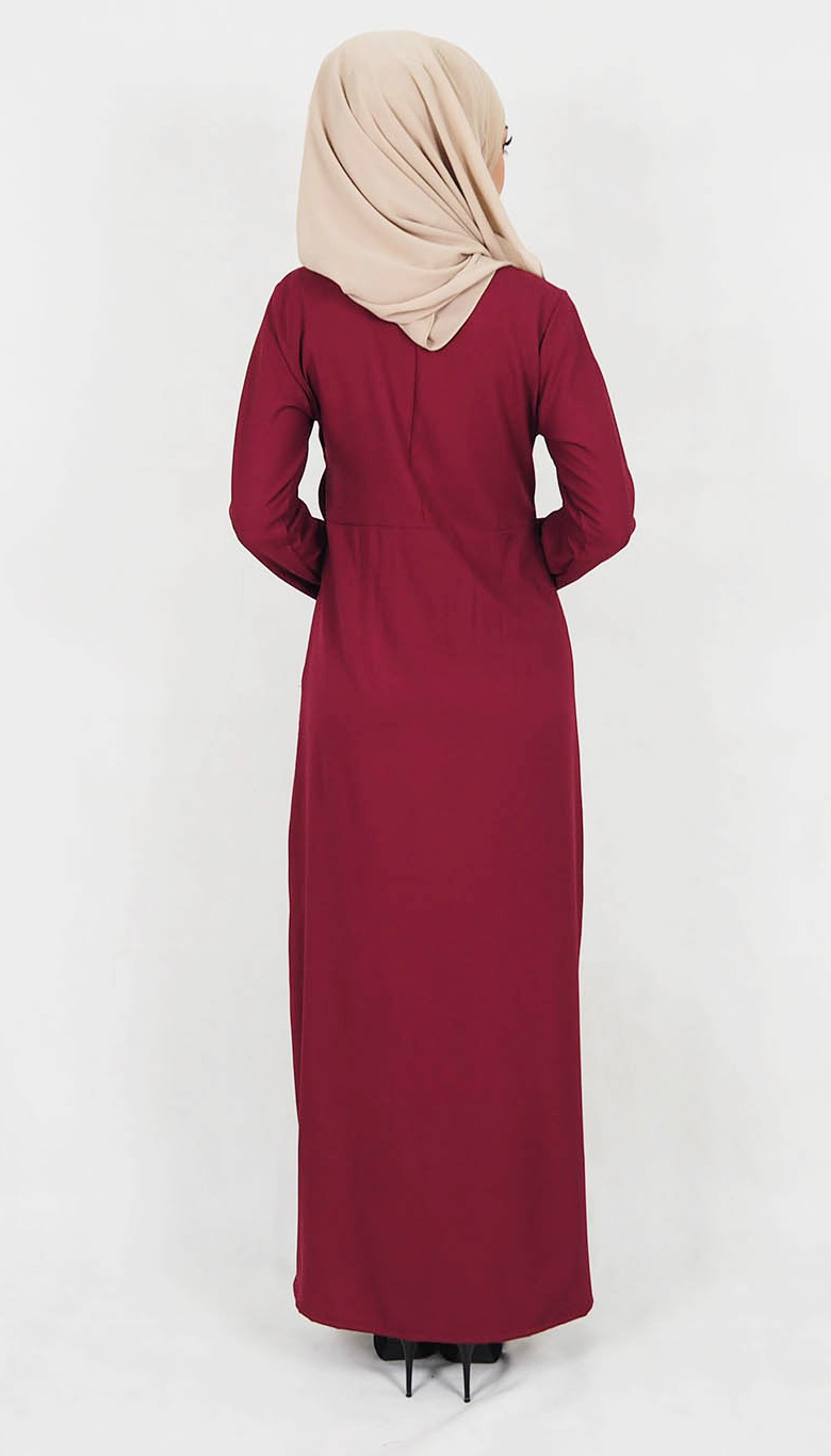 SW5016 Jubah (Plus Size) Maroon