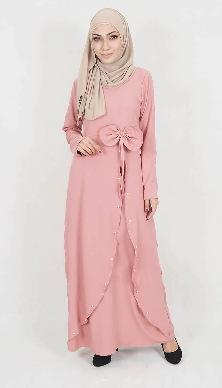 SW5016 Jubah (Plus Size) Pink