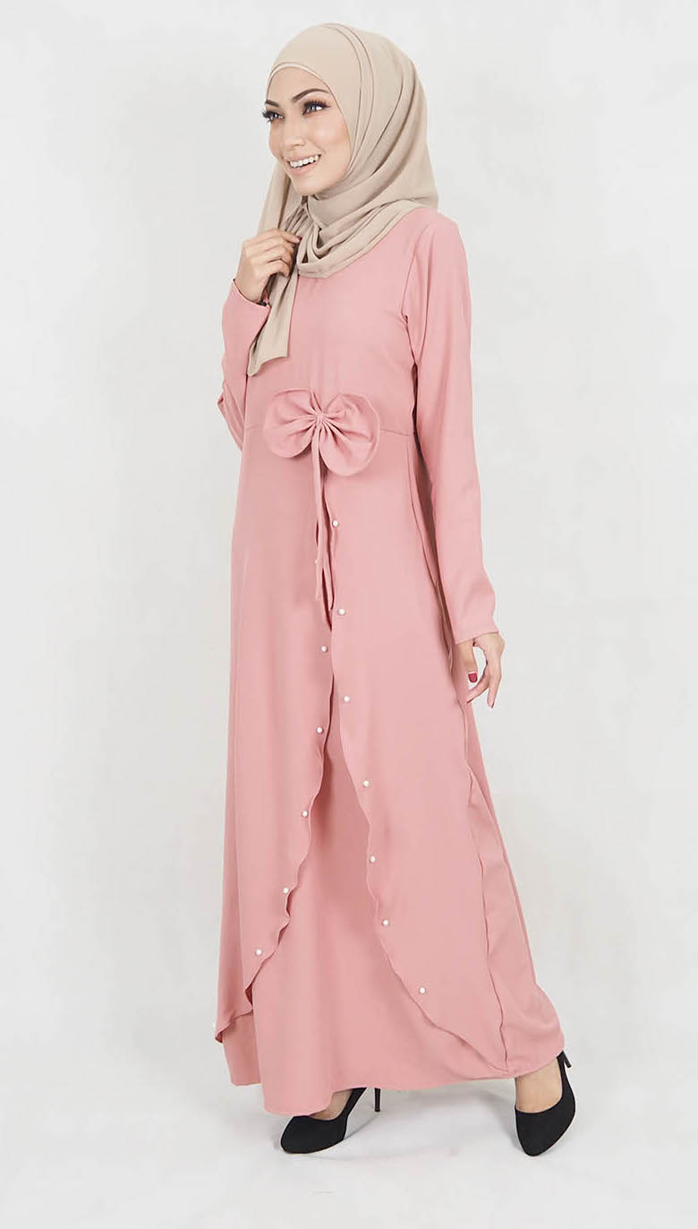 SW5016 Jubah (Plus Size) Pink